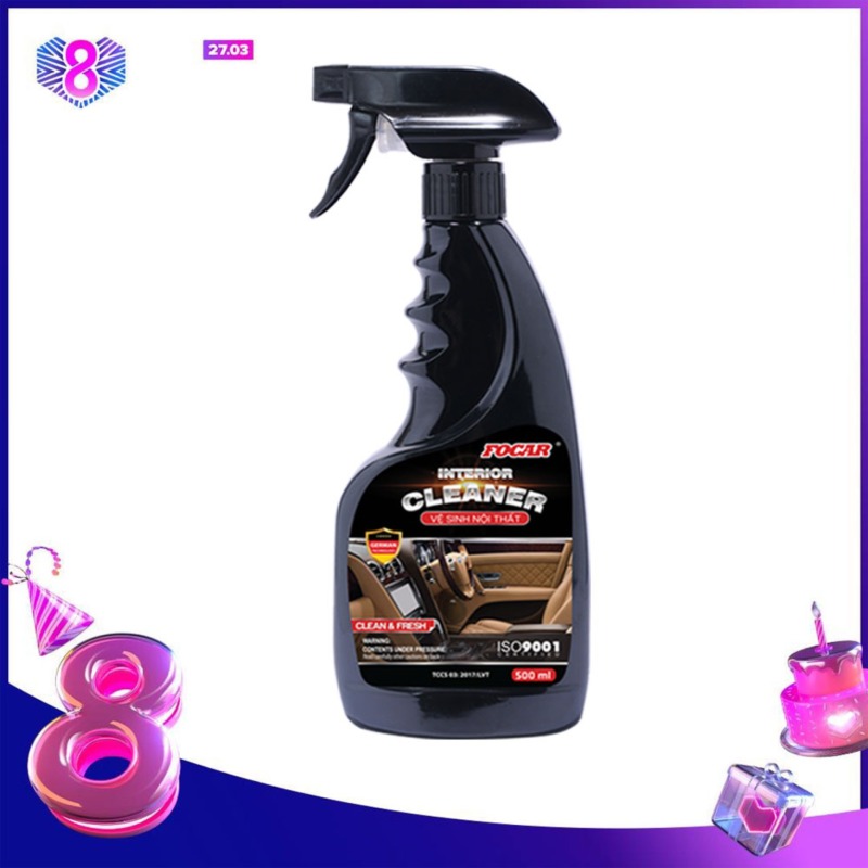 Dung dịch vệ sinh nội thất oto Focar Interior cleaner 0,5L