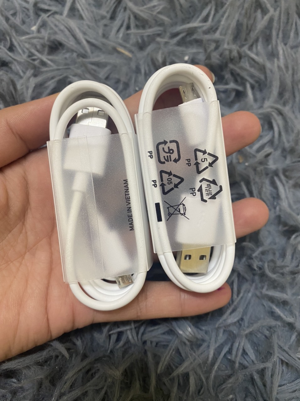 dây sạc, cáp sạc samsung Micro USB chính hãng BH 12 tháng