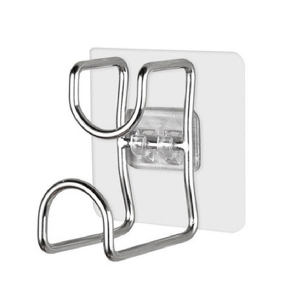 Móc Inox Dán Tường Treo Thau Chậu, Khăn, Quần Áo/ Giá Gắn Tường Treo Đồ Nhà Bếp, Nhà Tắm Inox Thép Không Gỉ Keo Dính Siêu Chắc