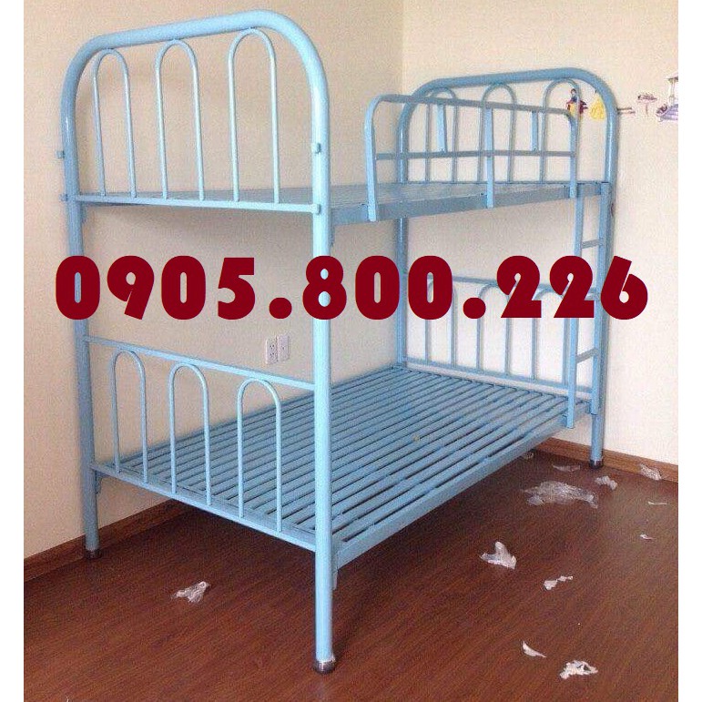 Giường Sắt 2 Tầng _Ngang 1Mx2M_Giao Hàng