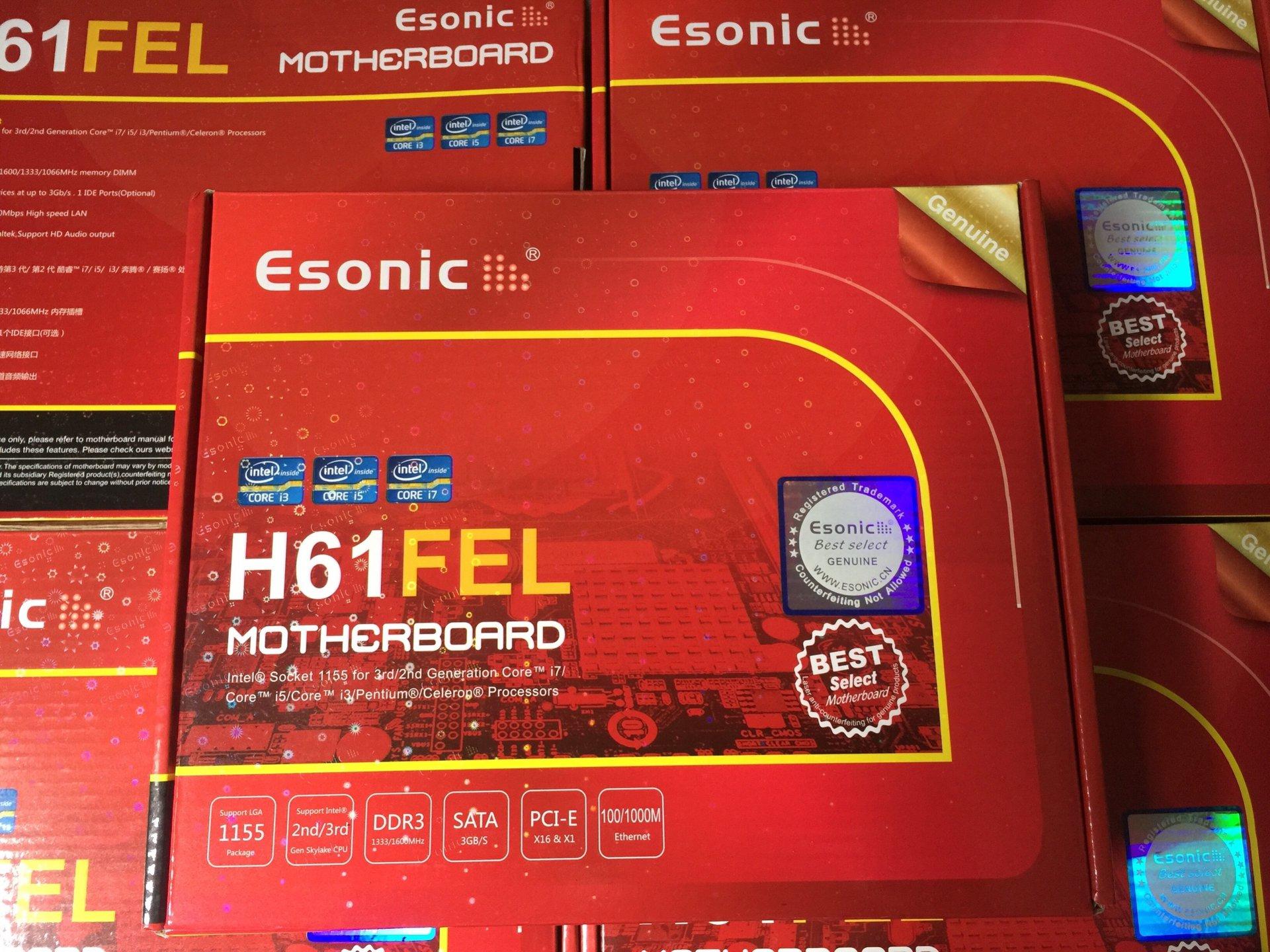 Main H61 Esonic hàng mới 100% bảo hành 24 tháng