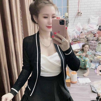 [HCM]Áo Len Cardigan - Áo khoác len mỏng phong cách Hàn Quốc