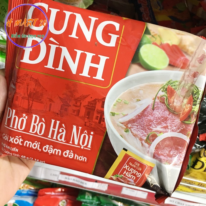 Thùng phở bò cung đình 30 gói sợi to