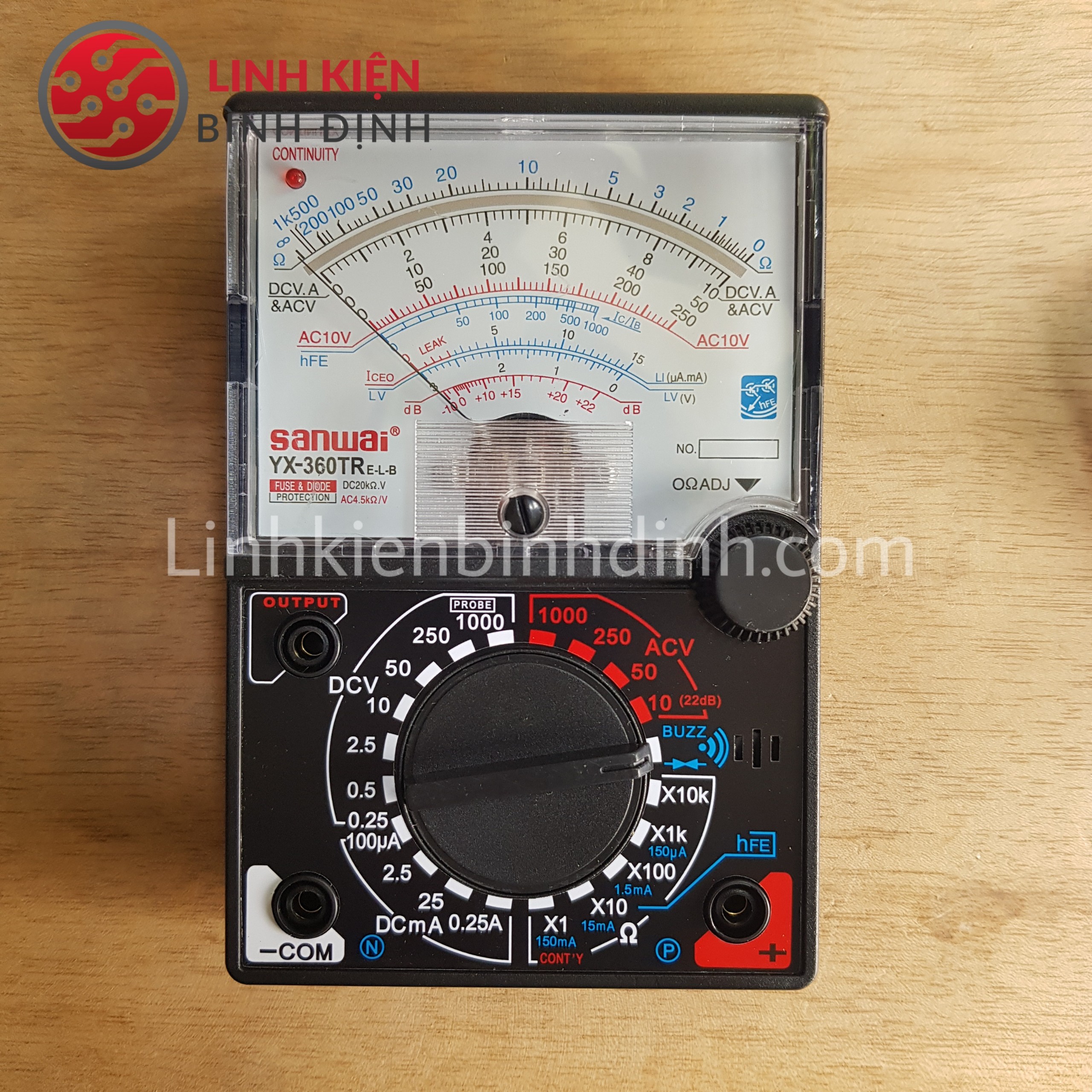 Đồng Hồ Đo Điện Dây Kim SAMWA YX-360TR, đồng hồ VOM