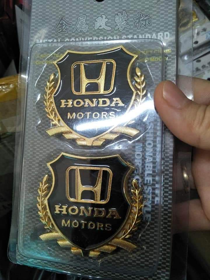 Logo bông lúa LOGO xe giá BỘ 2 CHIẾC trang trí ô tô