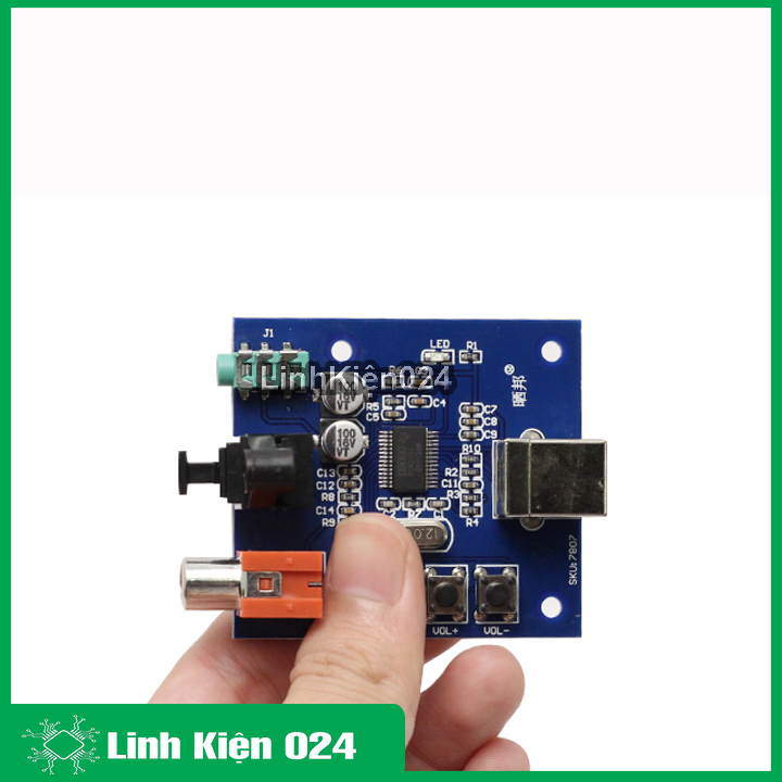 Module giải mã card âm thanh PCM2704 USB