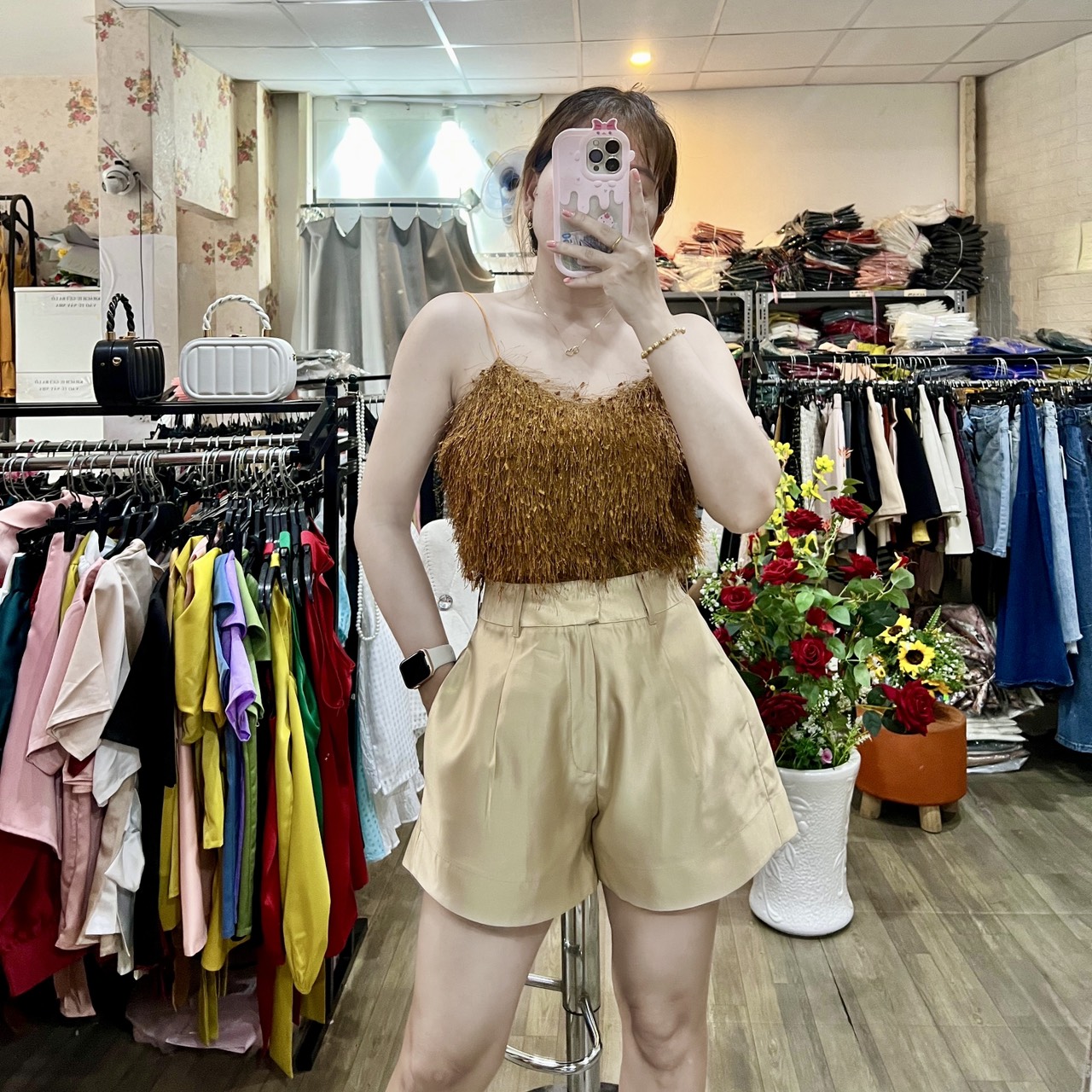 [HCM]HÌNH THẬT 100% QUẦN PHỒNG LƯNG CAO SIÊU ĐẸP NHIỀU SIZE