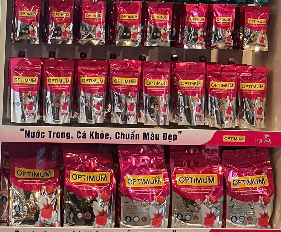 Thức ăn cho cá cảnh- OPTIMUM (Made inThailand) - (gói 20g-100g-200g)-cho cá vàng,cá cảnh, cá kiếm, ông tiên, Betta