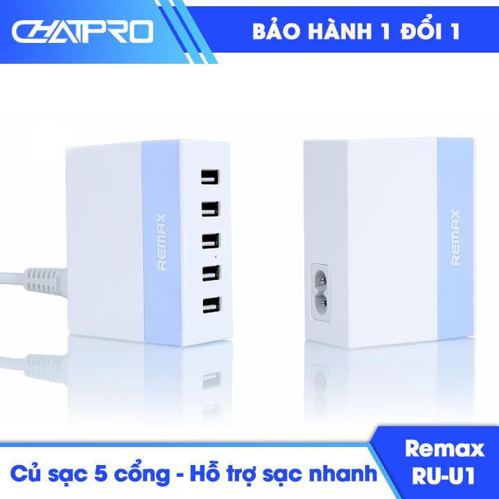 Củ sạc 5 cổng Remax RU-U1