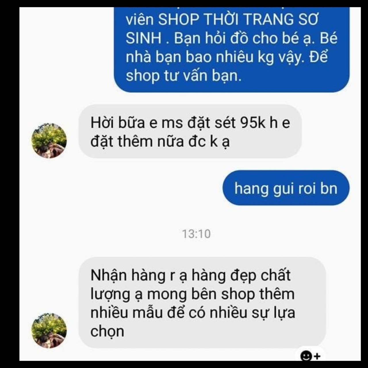 Set 5 bộ cotton cộc khuy chuối 3 đên 14kg