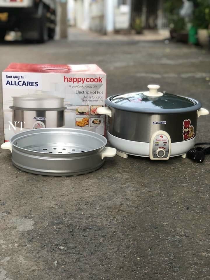 NỒI LẨU HẤP ĐA NĂNG HAPPY COOK 3,5LIT