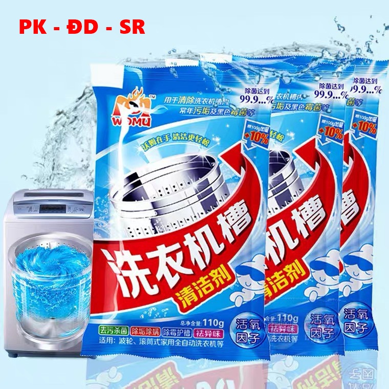 Bột Tẩy Vệ Sinh Lồng Máy Giặt Womu 110gr - Siêu Rẻ