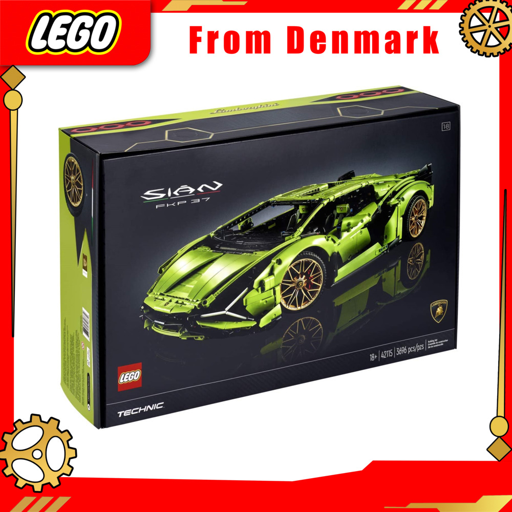 【From Denmark】LEGO SIAN FKP 37 (42115), adults build and display this special model, which truly represents the original sports car (3,696 pieces) guaranteed genuine From Denmark