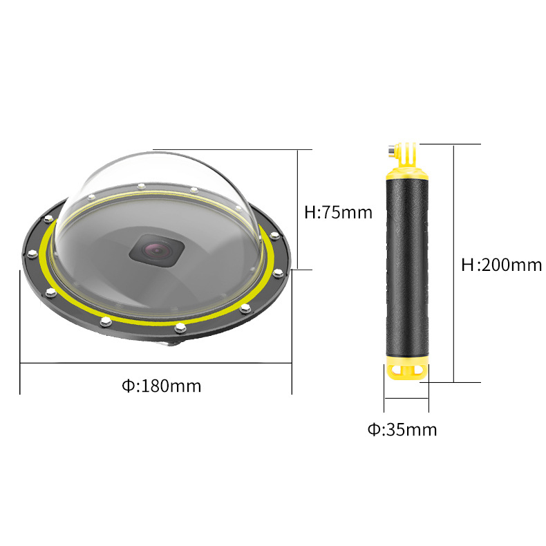 Dome TELESIN cho GoPro Hero 8