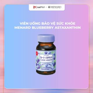 Viên uống bảo vệ sức khỏe Menard Blueberry Astaxanthin 60 viên thumbnail