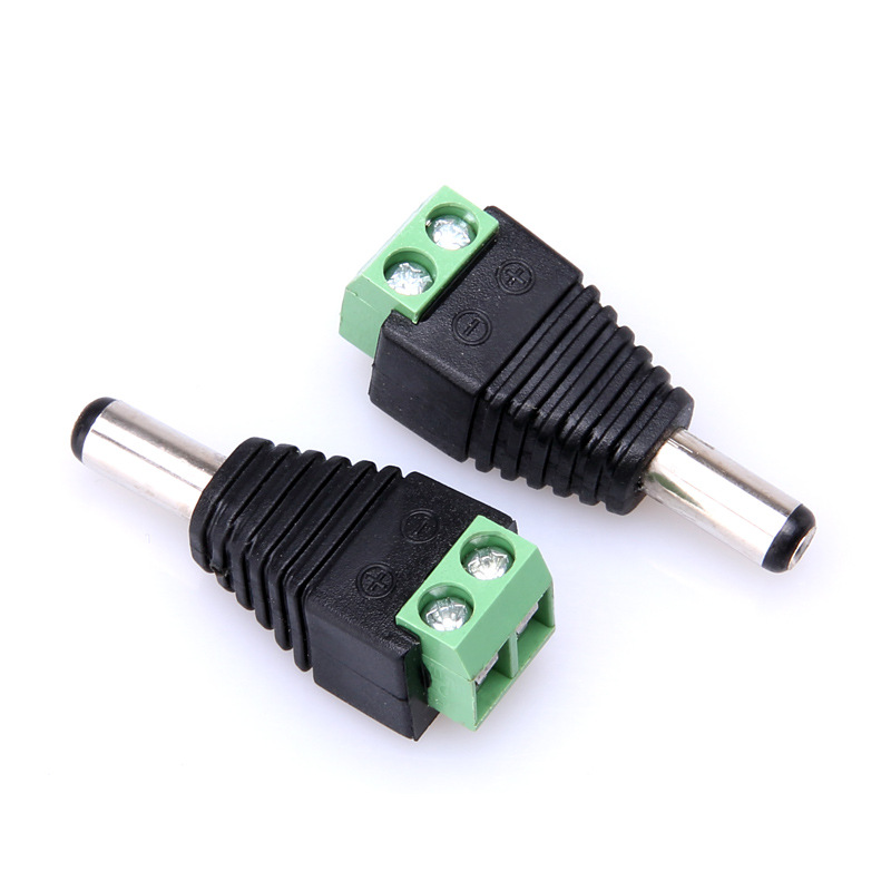 Đầu nối nguồn DC 5.5x2.1mm kiểu vặn ốc
