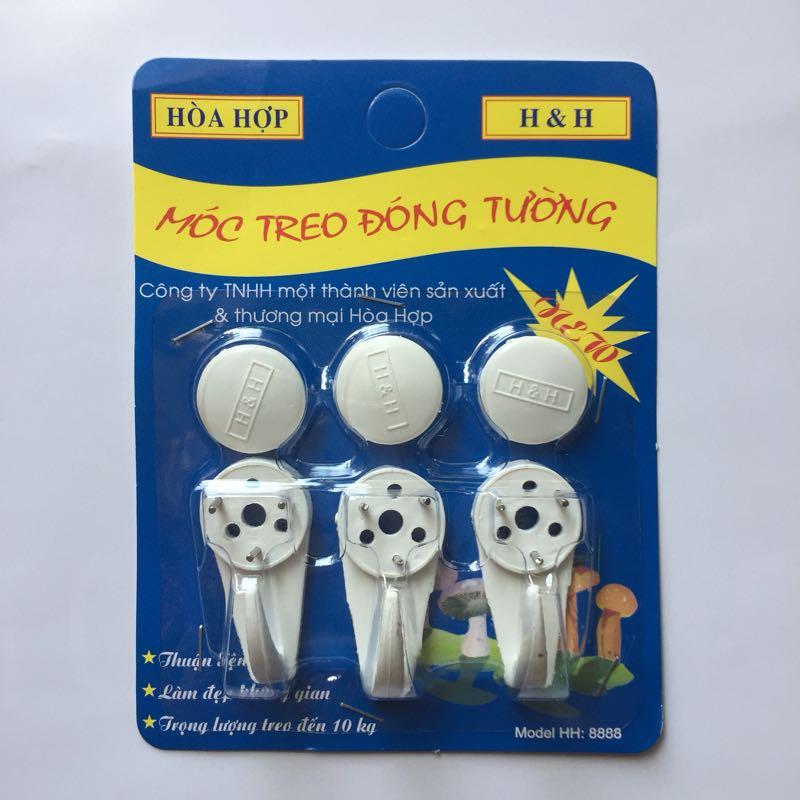 Móc treo đóng tường set 3 chiếc