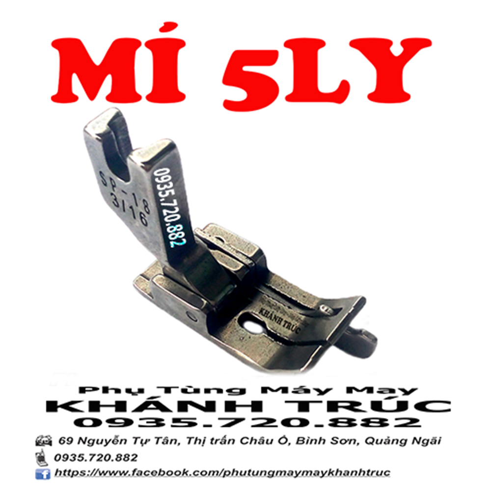 Chân vịt SP18 5ly máy may công nghiệp 1kim