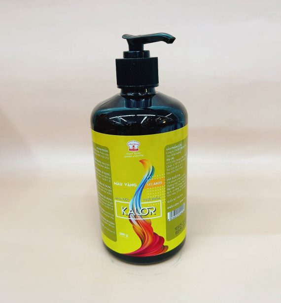 Màu thực phẩm dạng lỏng màu vàng kalor 500gr
