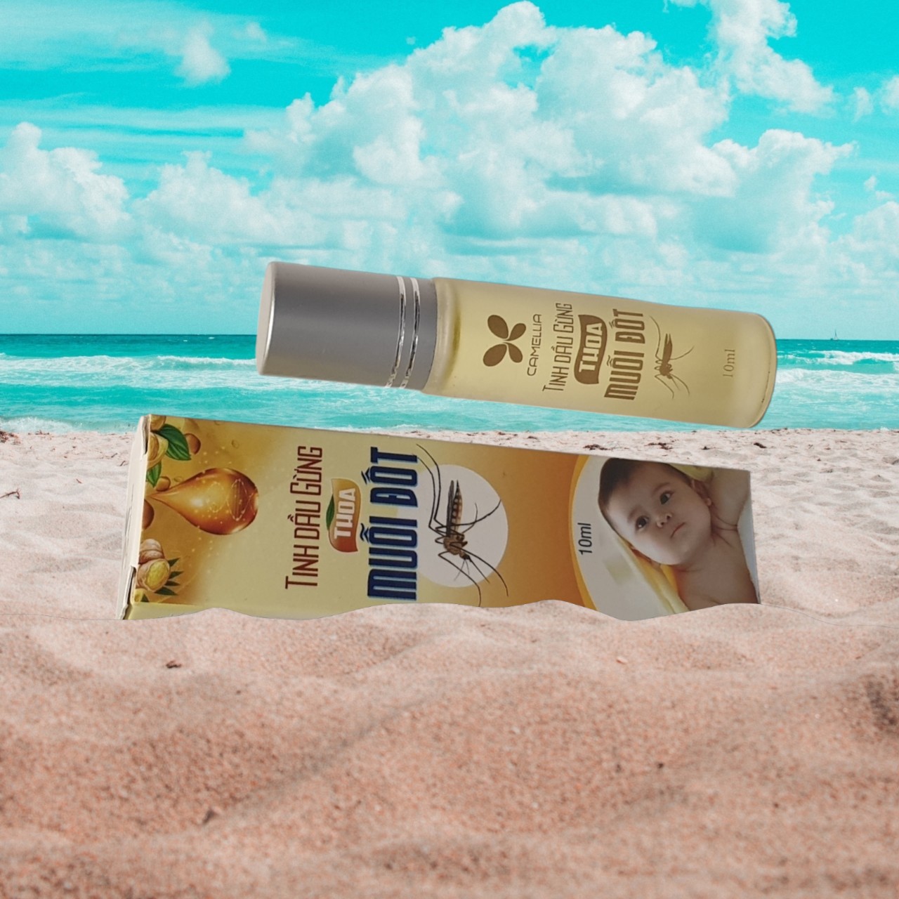 Tinh Dầu Gừng Thoa Muỗi Đốt Cao Cấp 10ml