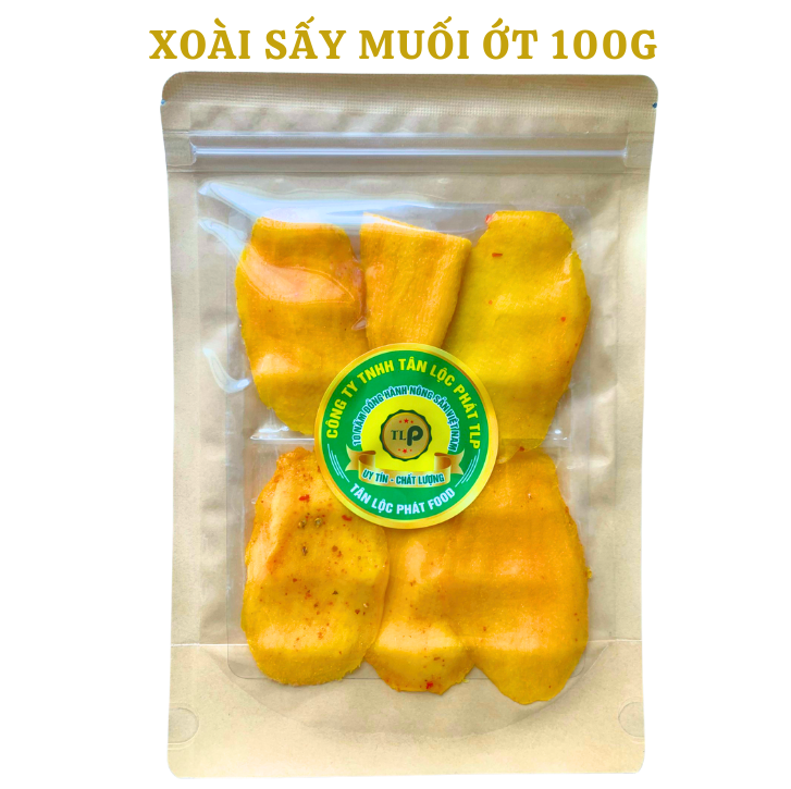 XOÀI SẤY MUỐI ỚT TÂN LỘC PHÁT BỊCH 100G