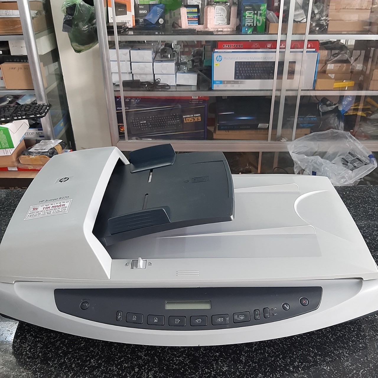 Máy scan HP 8270 : Scan 2 mặt tự động, Scan Phim âm bản