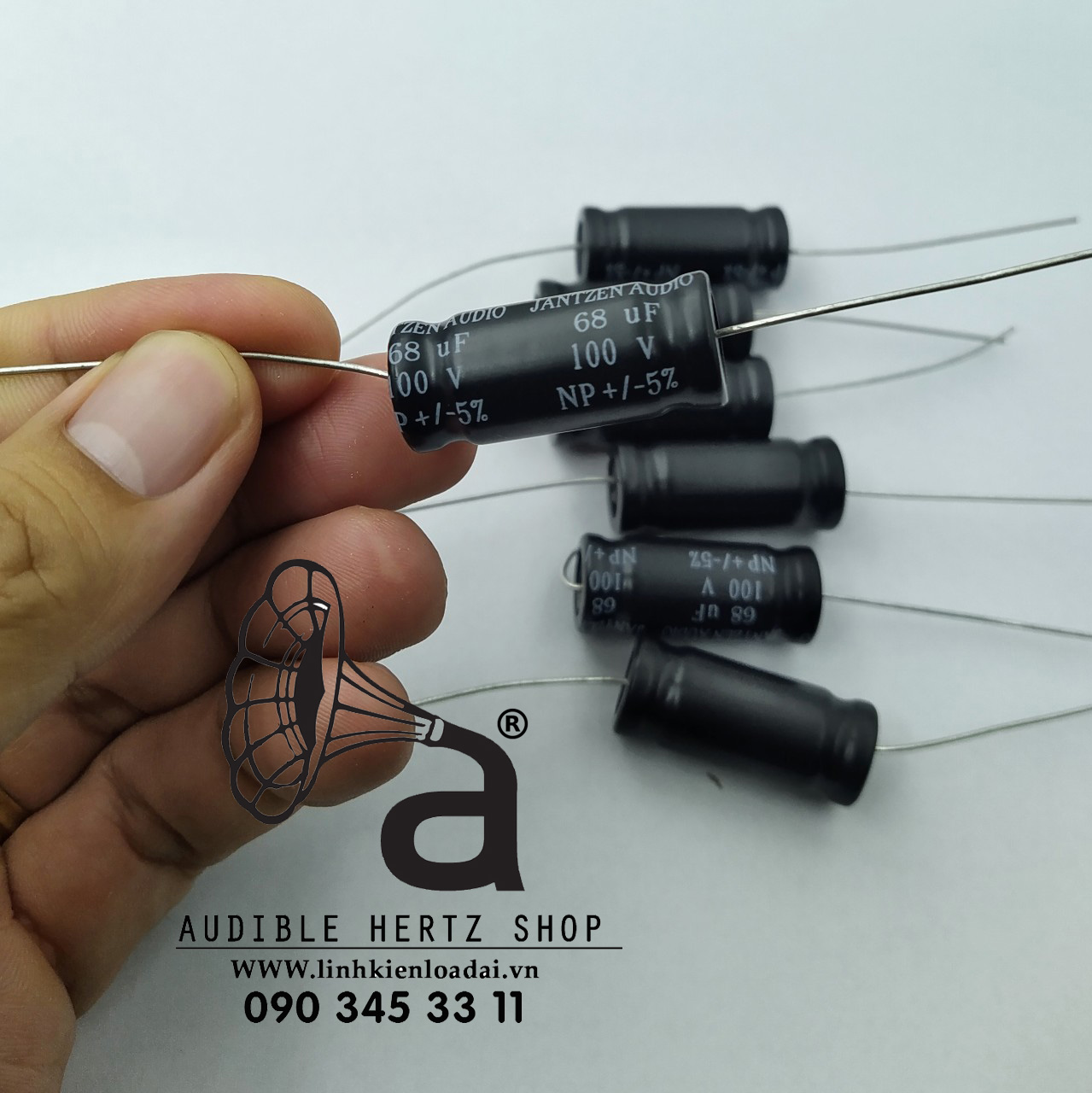 Tụ 68uF 100Vdc Jantzen-Audio Elecap, giá bán theo con