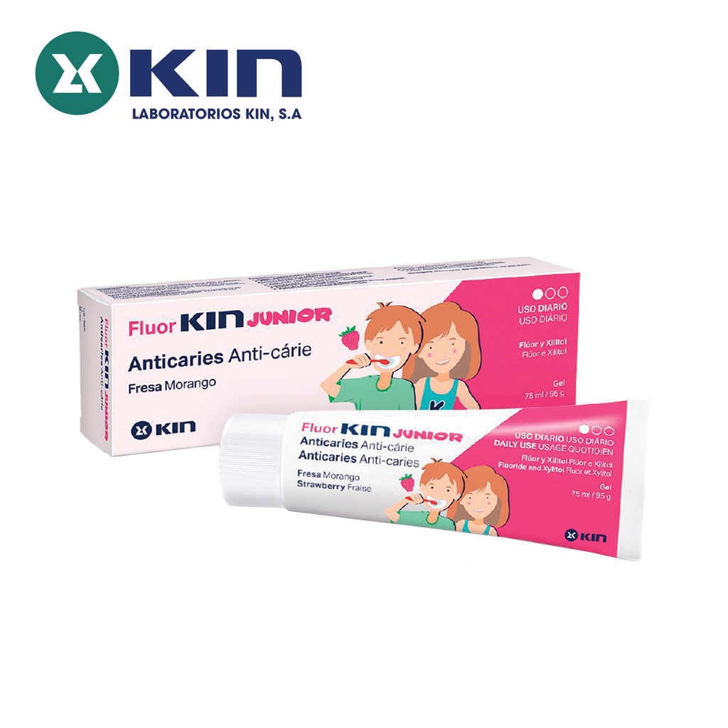 Kem Đánh Răng Fluor Kin Junior Cho Bé Từ 6-12 Tuổi 75ml