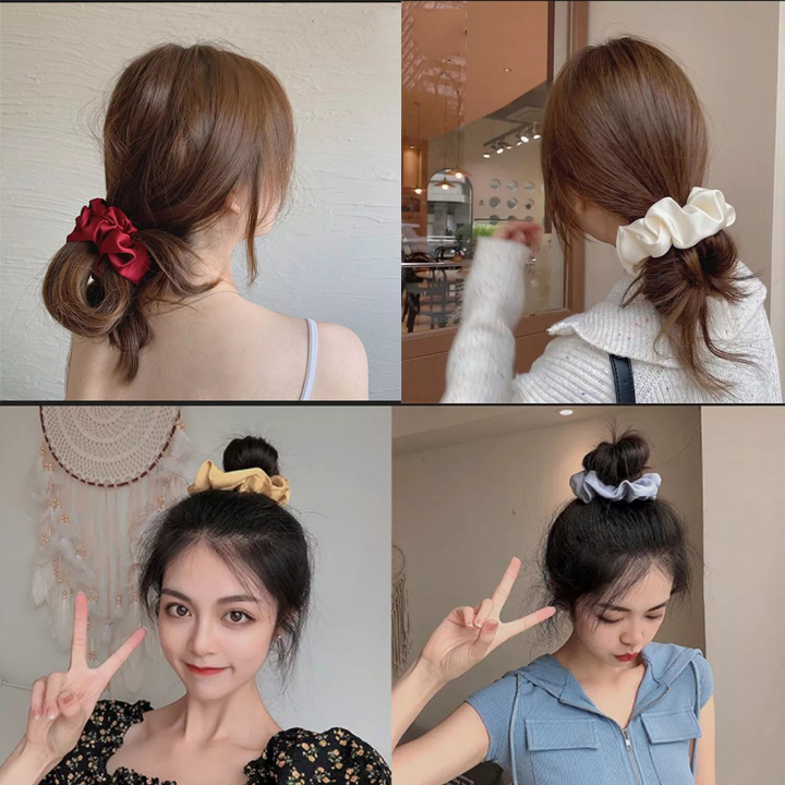 Dây buộc tóc cột tóc vải nhiều màu dễ thương - New Design PK0003