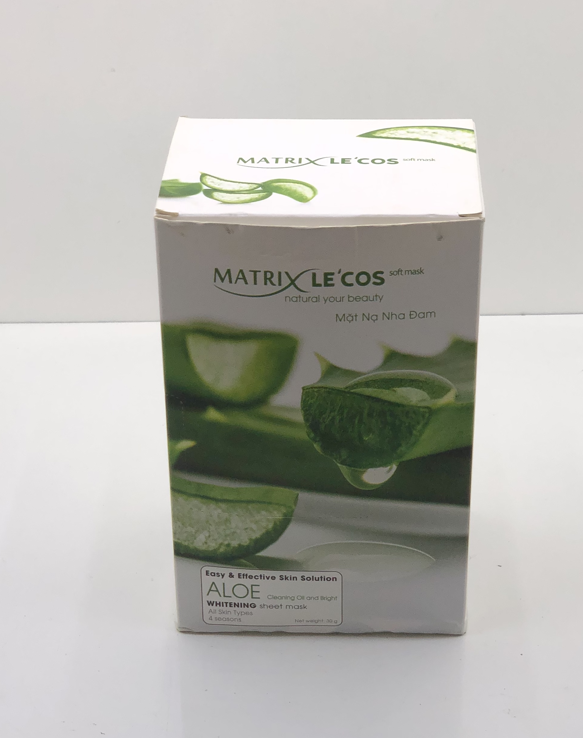 [HCM]Mặt Nạ Nha Đam Matrix 30g (1cái)