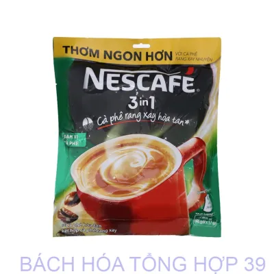 Cà phê hòa tan NesCafe bịch Xanh 46 gói - cafe sữa nescafe 3 in 1