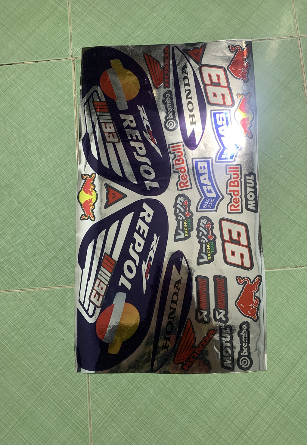 Tem xe cub repsol crom