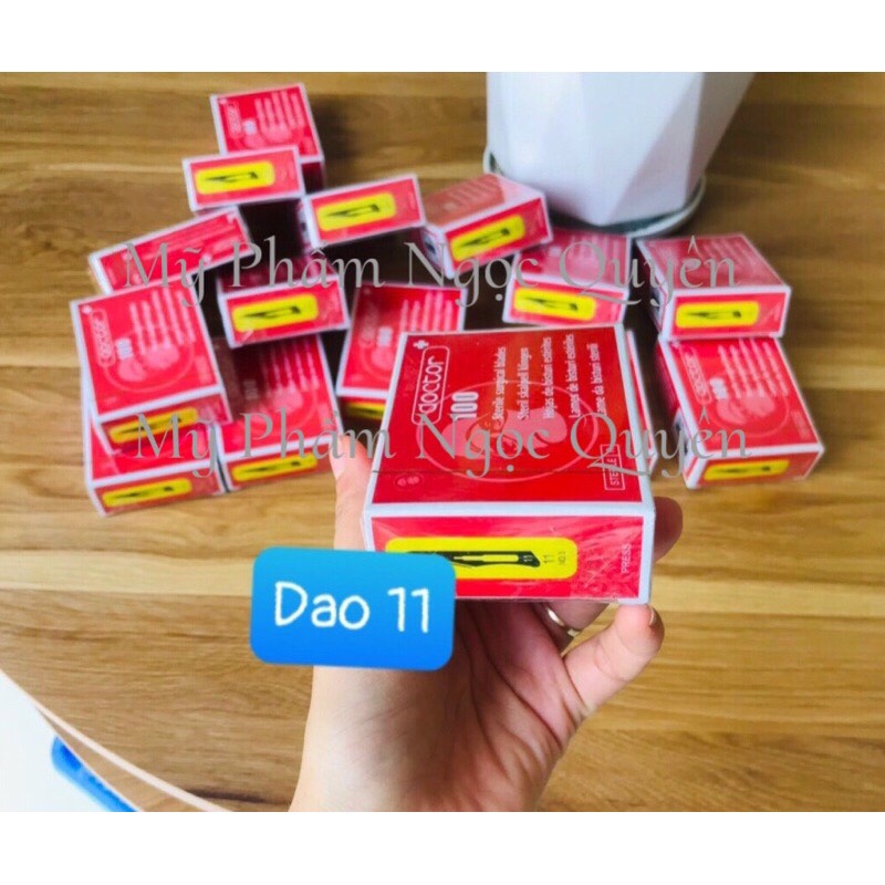 Dao mũi nhọn chích mụn doctor số 11 - hộp 100 cái