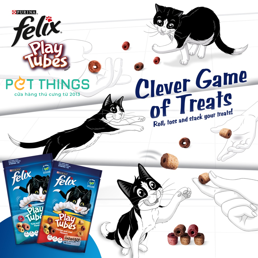 Bánh Thưởng Cho Mèo FELIX 50g Thái Lan