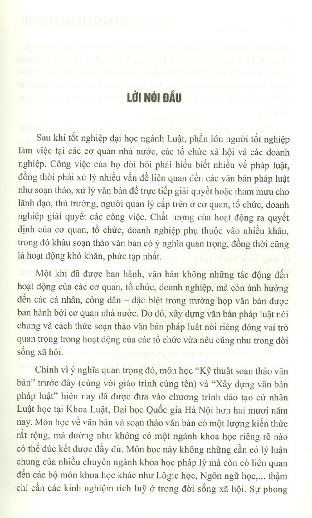 Giáo Trình Xây Dựng Văn Bản Pháp Luật