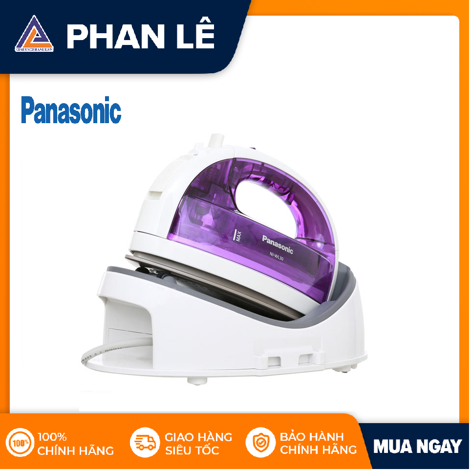 Bàn ủi hơi nước không dây panasonic ni-wl30vra
