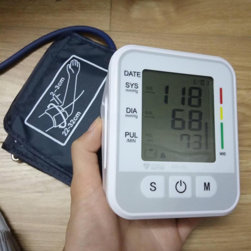 Máy đo huyết áp bắp tay Electronic phiên bản 2019, phát hiện rối loạn nhịp tim, công nghệ Intellisense độ chính xác cao, bộ nhớ 2 người lưu 198 kết quả nhập khẩu