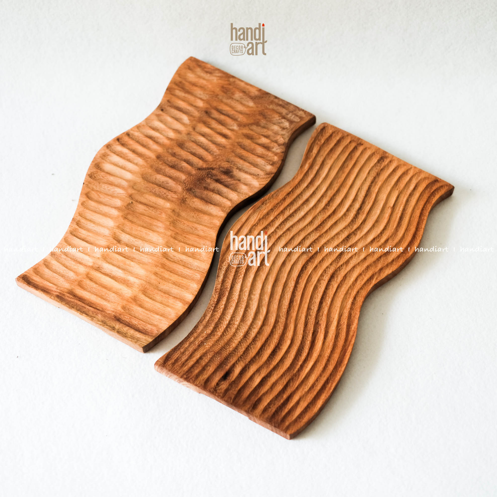 Khay thớt gỗ đỏ trang trí, decor food