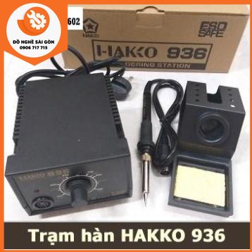Trạm hàn Hakko 936 công nghệ nhật bản điều chỉnh nhiệt độ _Tay hàn Hakko 907