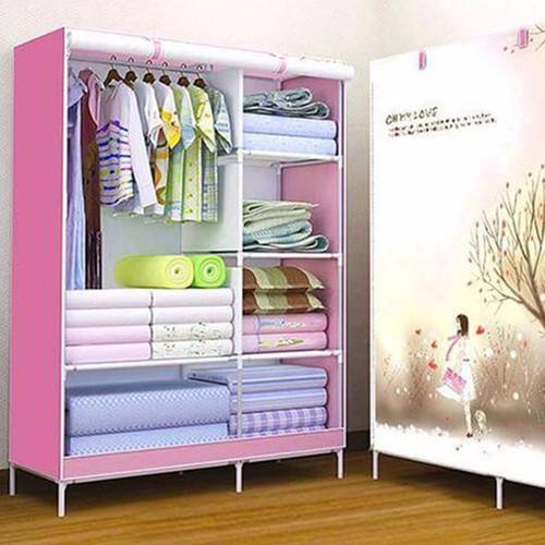 Tủ Vải 3D 2 Buồng 6 Ngăn