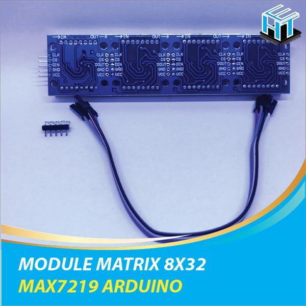 MODULE MATRIX 8X32 MAX7219, MẠCH HIỂN THỊ 4 LED MA TRẬN