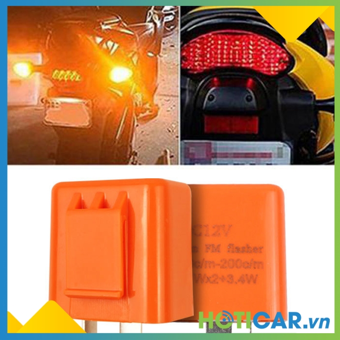 Cục chớp xi nhan điện tử 12V xe máy CF12-1