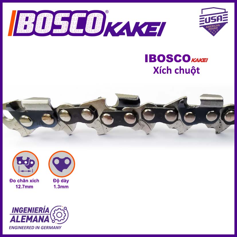 XÍCH CHUỘT BOSCO KAKEI ( dành cho các loại máy bãi)