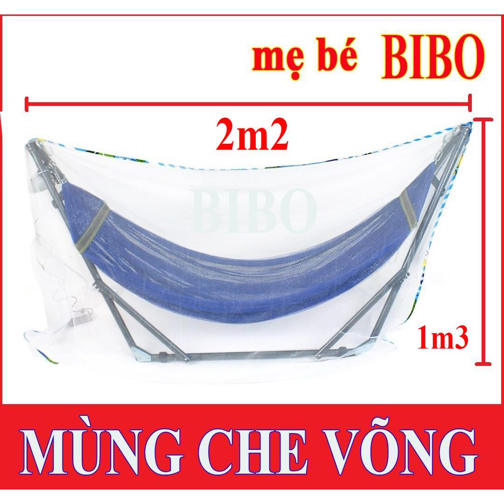 Mùng võng - mùng nôi chống muỗi cho bé loại đẹp rộng