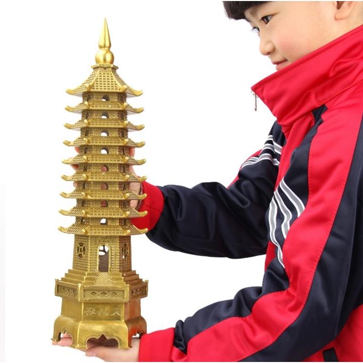 Tháp Văn Xương lớn bằng đồng cao 30cm - Phong thuỷ phát huy học vấn