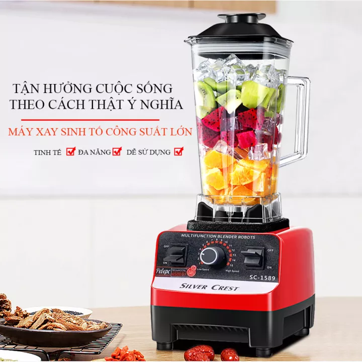 Máy sinh tố công nghiệp BFTECH 2200W dung tích 2L thương hiệu của Mỹ siêu