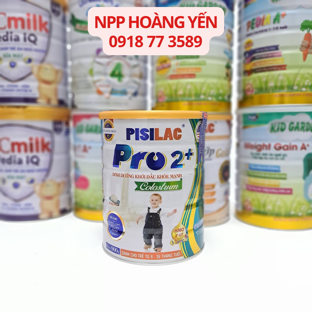 Sữa non Pisilac Pro 2 Colostrum 900g dành cho bé 6-36 tháng