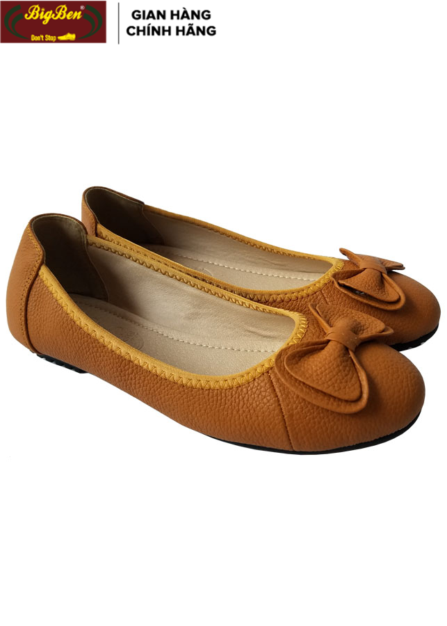 Giày búp bê da bò nữ cao cấp BIGBEN BB98