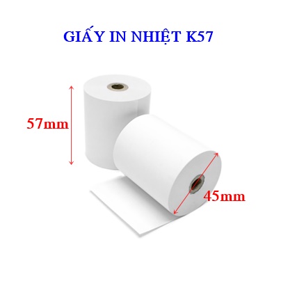 Giấy in bill, Giấy in hoá đơn K57x45mm