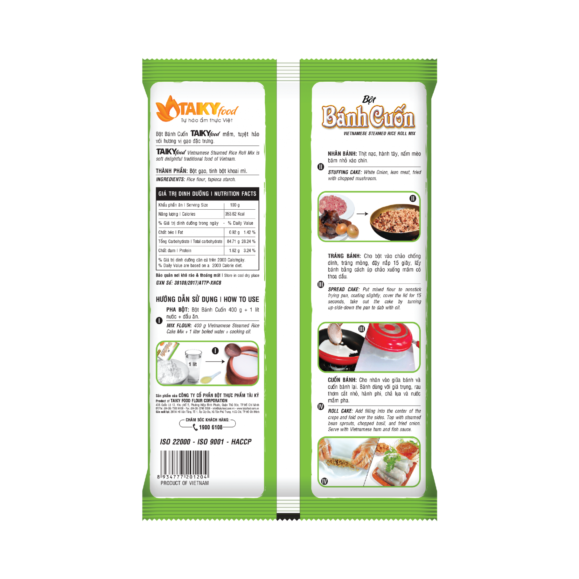 Bột Bánh Cuốn Tài Ký 400g